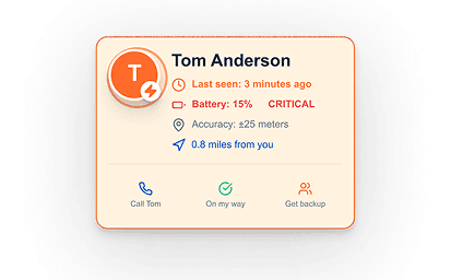 Group messaging stays active during the alert